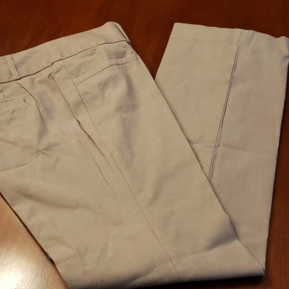 Banana Republic Trousers Tan 9" Mid Rise Cotton EUC 10 Business Attire - Picture 1 of 8